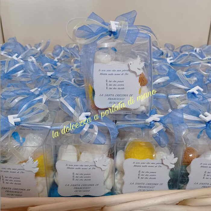Box cadeaux  azzurra/rosa