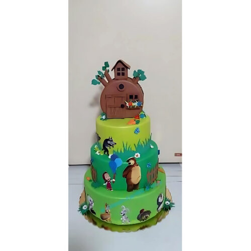 Torta Masha e Orso