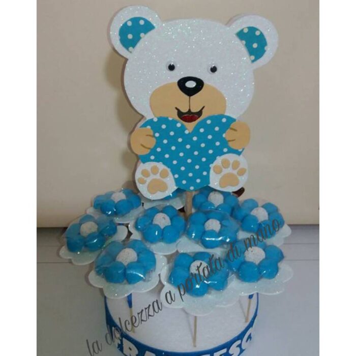 Fiore Pralinato Azzurro