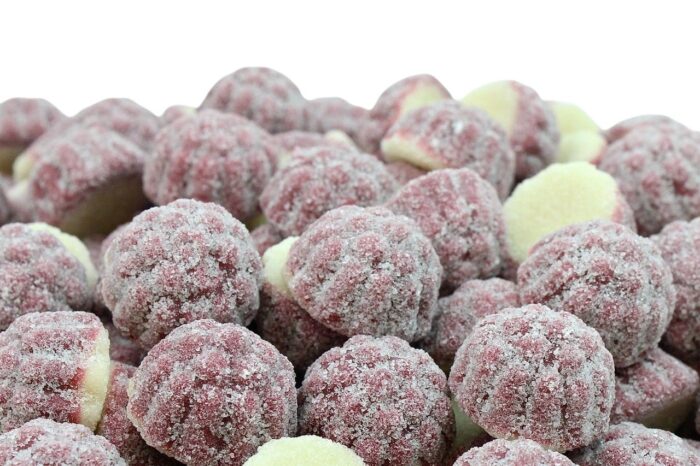 Bacio mora e panna zuccherato