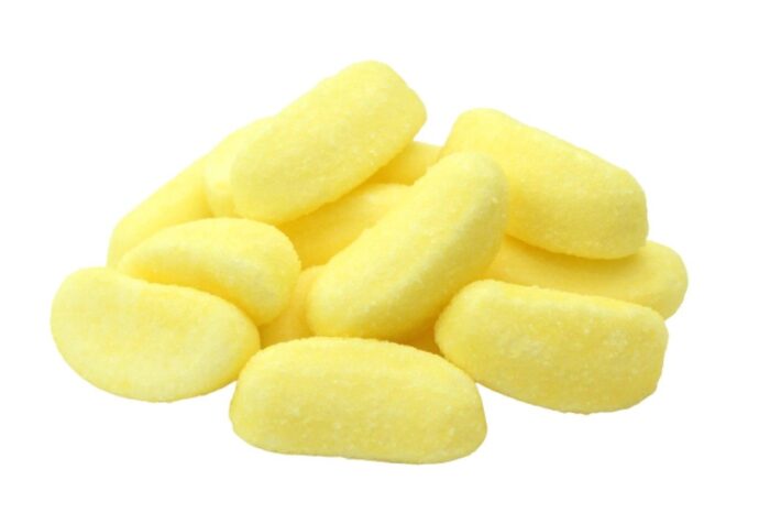 Banane tagada foam morbide gialle