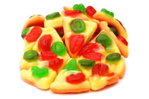Caramelle gommose lucide trancio pizza