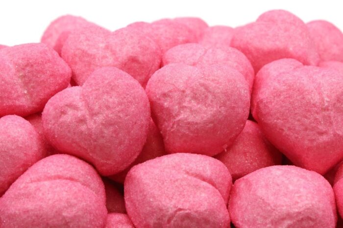 Marshmallows Cuori Rosa