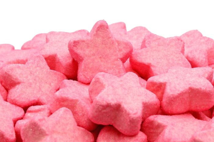 Marshmallows Stelle Rosa